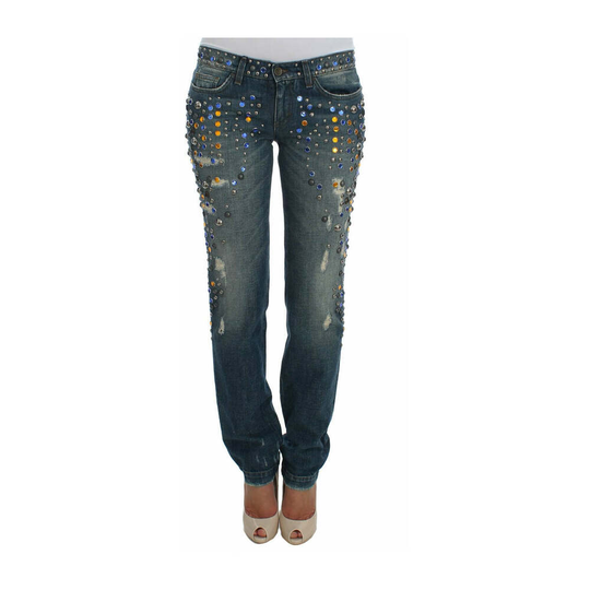 Dolce & Gabbana - Skinny Jeans - Blå - Dam - Storlek: 3XS
