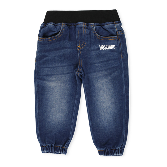 Moschino - Jeans - Blå - Pojke - Storlek: 68 Cm,74 Cm,62 Cm,98 Cm,92 Cm,86 Cm,80 CM