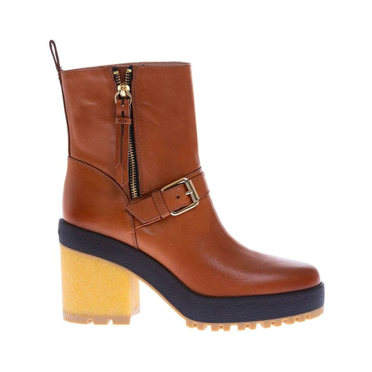 Hogan - Boots - Brun - Dam - Storlek: 39 1/2 Eu,40 EU