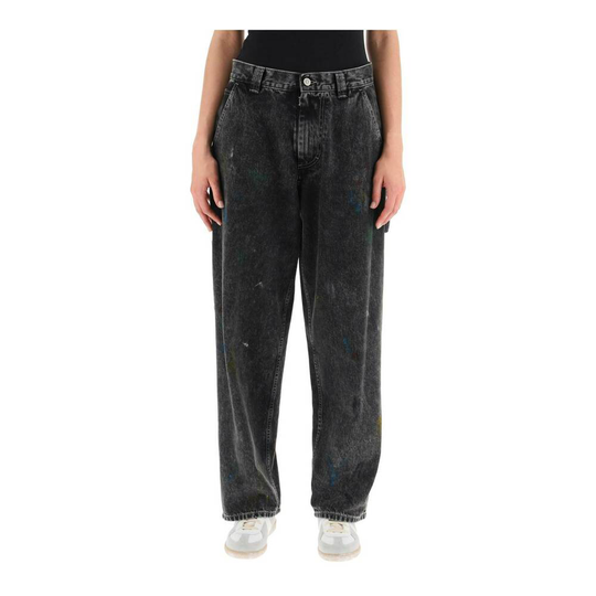 Maison Margiela - Boyfriend Jeans - Svart - Dam - Storlek: W26,W28,W27,W25