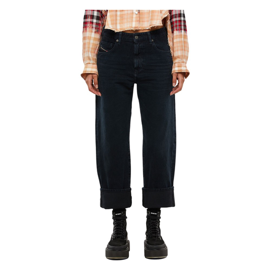 Diesel - Boyfriend Jeans - Svart - Dam - Storlek: W24 L30,W28 L30