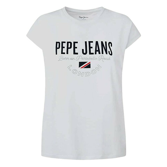 Pepe Jeans - T-shirts - Vit - Dam - Storlek: L,M,Xs