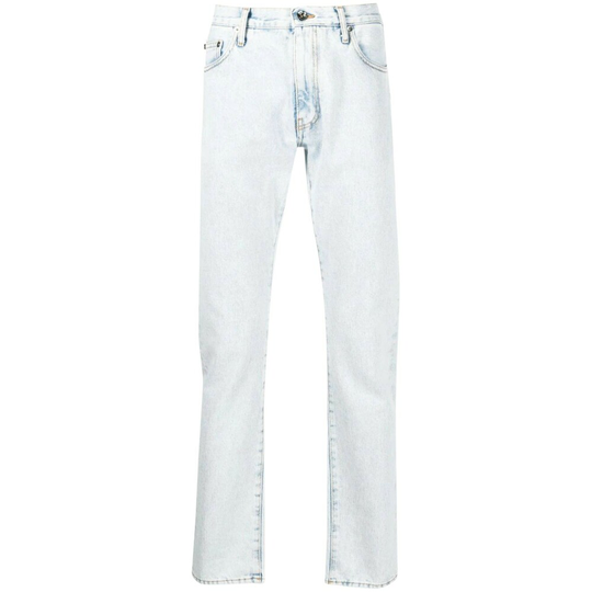 Off White - Jeans - Blå - Herr - Storlek: W32