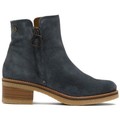 Skor Porronet BOTINES PLANOS AZULES CON CREMALLERA CARRIE