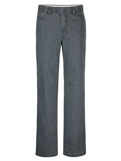Jeans i strykfritt material Roger Kent Grå
