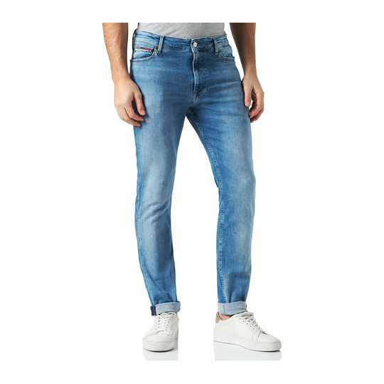 Tommy Jeans - Straight - Blå - Herr - Storlek: W29,W32,W30