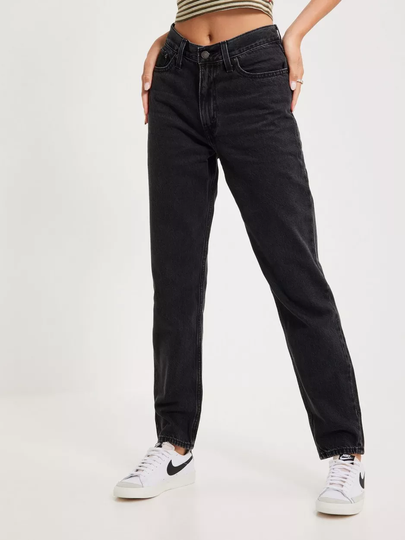 Levi's - High waisted jeans - Black - 80S Mom Jean Z2597 Black Stone - Jeans