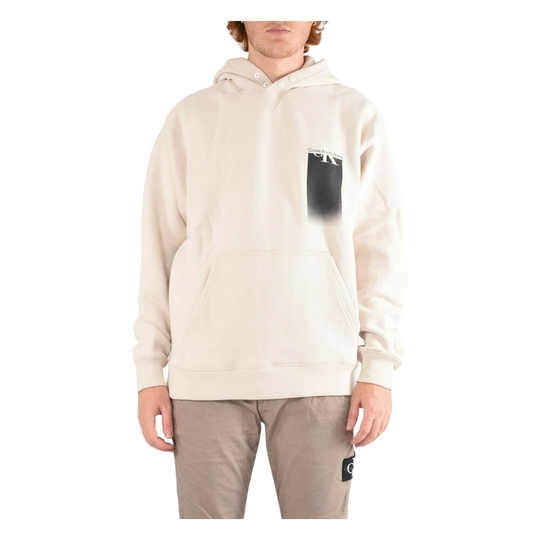 Calvin Klein Jeans - Hood tröjor - Beige - Herr - Storlek: L,M,S,Xs