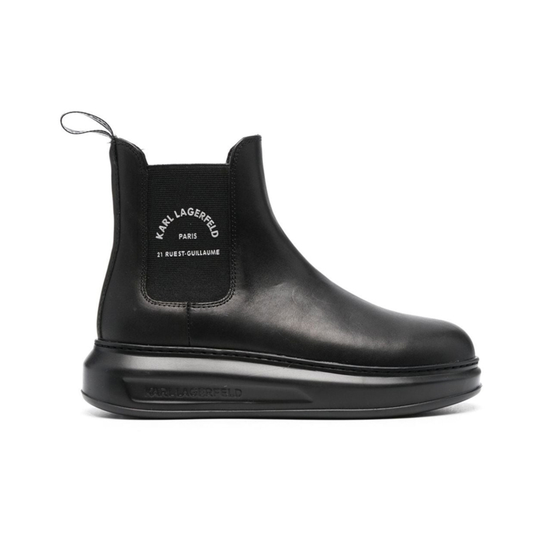 Karl Lagerfeld - Boots - Svart - Dam - Storlek: 38 Eu,37 Eu,39 Eu,40 EU