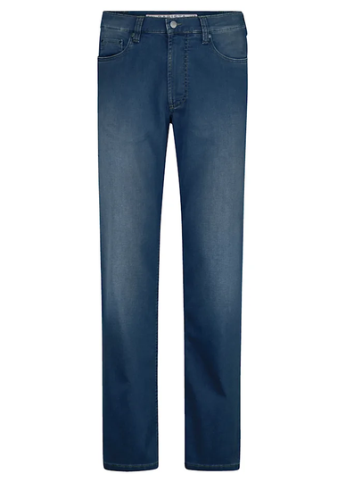 Jeans med resår i linningens sidor BABISTA Blå