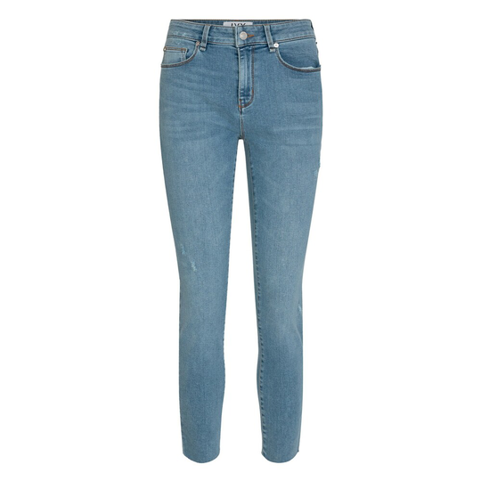 IVY Copenhagen - Skinny Jeans - Blå - Dam - Storlek: W29 L30,W30 L30,W31 L30,W27 L30,W24 L30,W28 L30,W26 L30,W25 L30