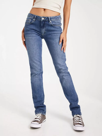 NLY Trend - Blue Jeans - Low Waist Stretch Jeans