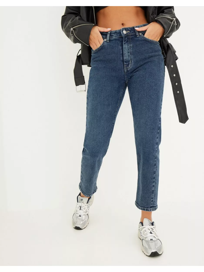 MOSS COPENHAGEN Adrina Rikka Ankle Jeans Slim fit jeans Blue