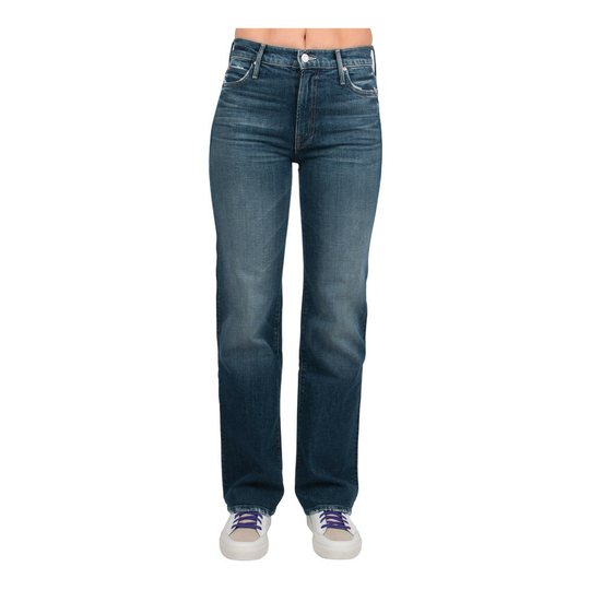 Mother - Boyfriend Jeans - Blå - Dam - Storlek: W26,W27