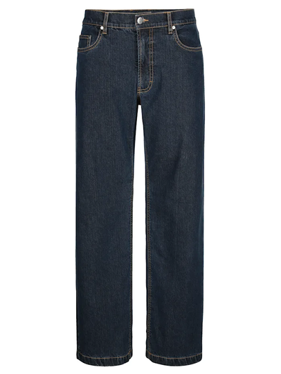 Jeans med värmande foder Roger Kent Mörkblå