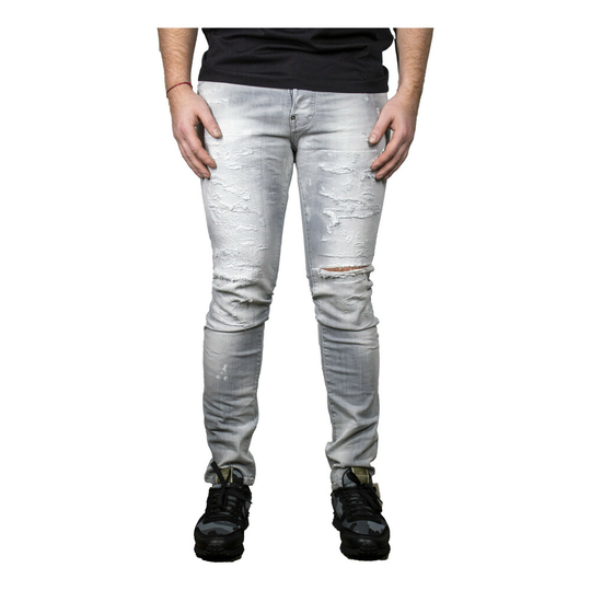 Dsquared2 - Skinny Jeans - Grå - Herr - Storlek: L,Xs