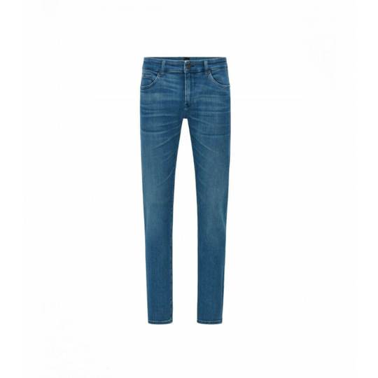 Hugo Boss - Straight - Blå - Herr - Storlek: W40,W33,W42