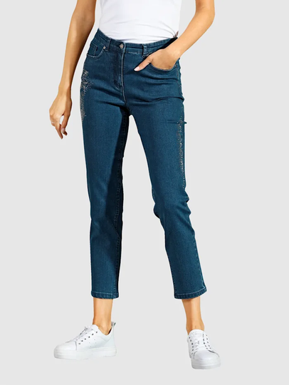 Jeans med push up-effekt Paola Blue stone