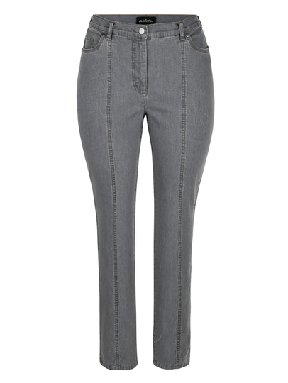 Jeans i sportig stil m. collection Grey