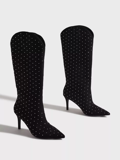 NLY Shoes - Cowboy boots - Svart - Call For Attention Boot - Boots & Kängor