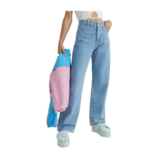 Tommy Hilfiger - Boyfriend Jeans - Blå - Dam - Storlek: W29 L32,W25 L32,W27 L32,W26 L32