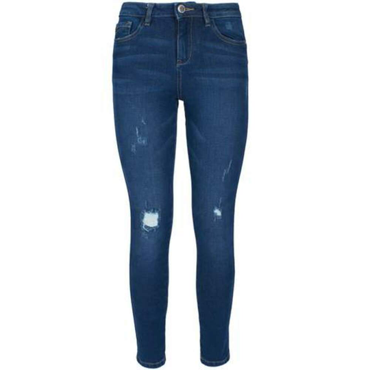 YES ZEE - Skinny Jeans - Blå - Dam - Storlek: XL