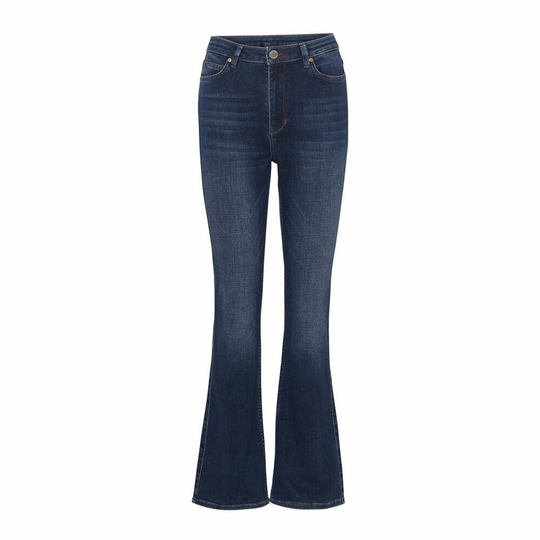 2Ndday - Flare Jeans - Blå - Dam - Storlek: W29,W27
