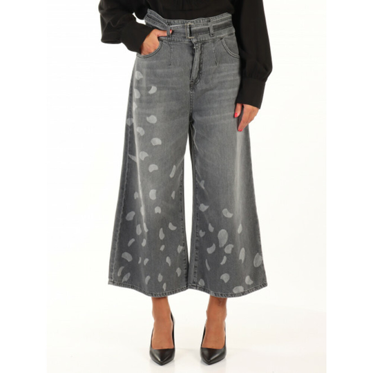 Manila Grace - Boyfriend Jeans - Grå - Dam - Storlek: W31,W30,W28,W27,W29,W32