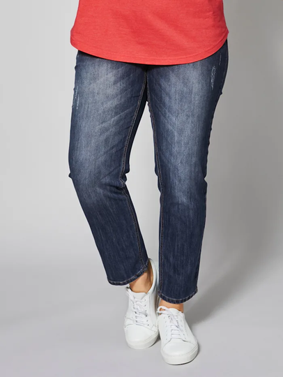 Jeans - slim fit Janet & Joyce Mörkblå