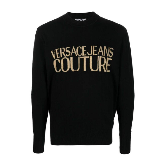 Versace Jeans Couture - Tröjor - Svart - Herr - Storlek: L,M
