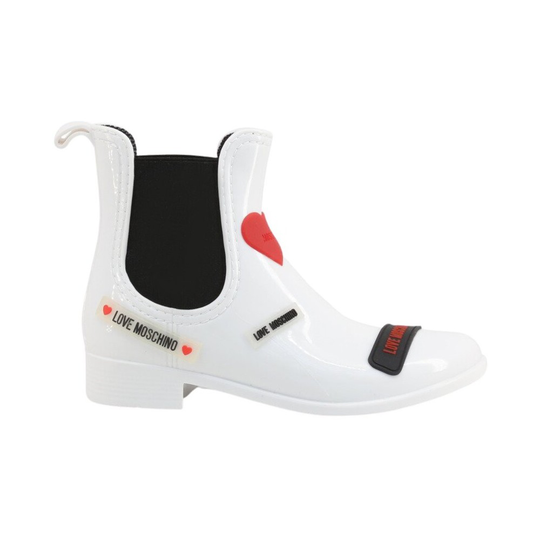 Love Moschino - Jodhpurs - Vit - Dam - Storlek: 38 Eu,39 Eu,37 Eu,36 Eu,35 Eu,40 EU