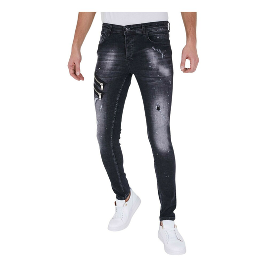 True Rise - Jeans - Svart - Herr - Storlek: W33,W30,W31,W36,W32,W34