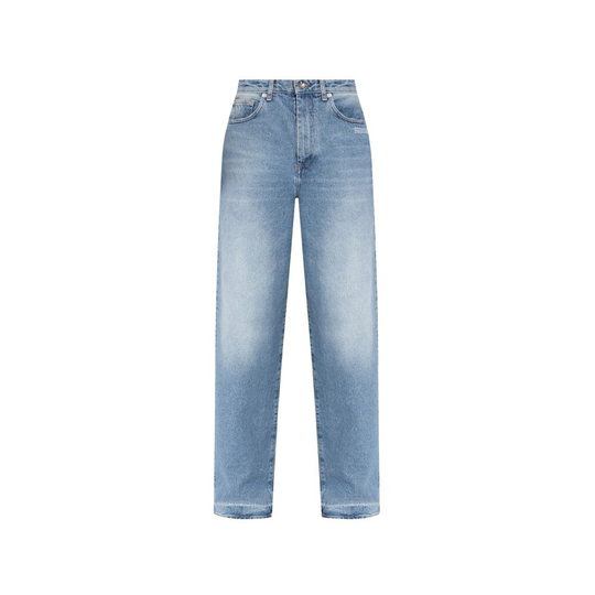 Off White - Boyfriend Jeans - Blå - Dam - Storlek: W27,W28,W29