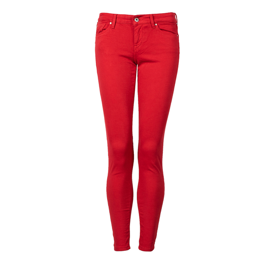 Pepe Jeans - Skinny Jeans - Röd - Dam - Storlek: W25