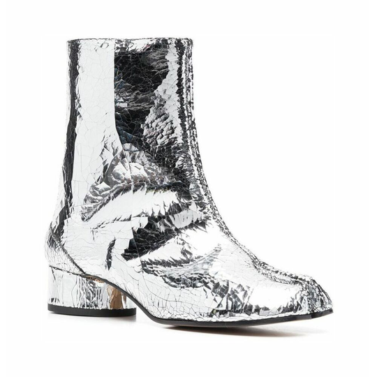 Maison Margiela - Boots - Grå - Dam - Storlek: 36 1/2 EU