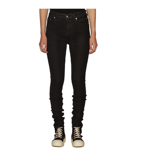 Rick Owens - Skinny Jeans - Svart - Dam - Storlek: W26,W25,W28
