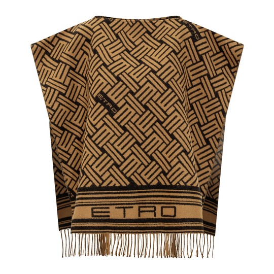 Etro - Capes och Ponchos - Gul - Dam - Storlek: ONE Size