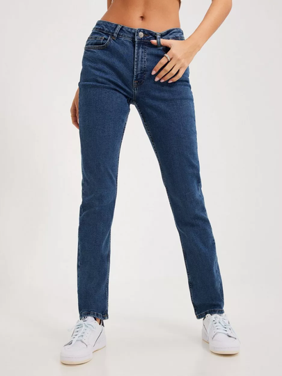 Denim Project - Slim fit jeans - Dark Blue - Dpwboyfriend Jeans - Jeans