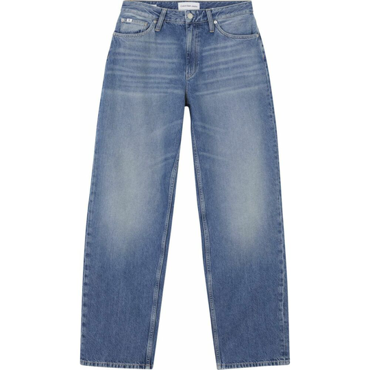 Calvin Klein Jeans - Straight - Blå - Dam - Storlek: W24,W25,W29,W27,W28