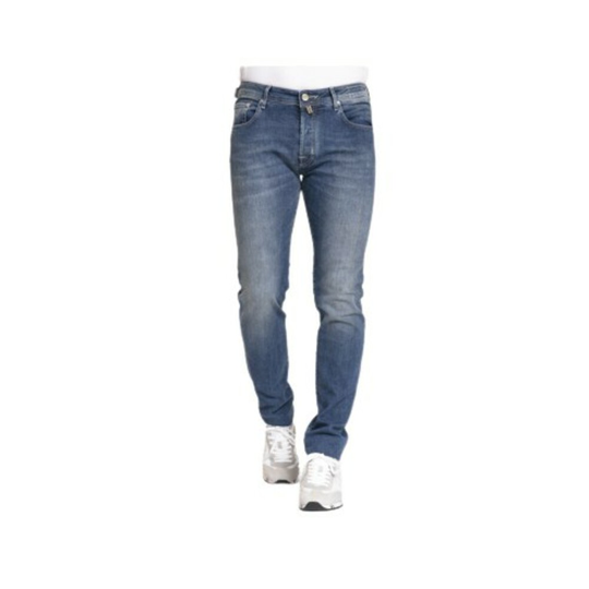 Jacob Cohën - Skinny Jeans - Blå - Herr - Storlek: W34,W33