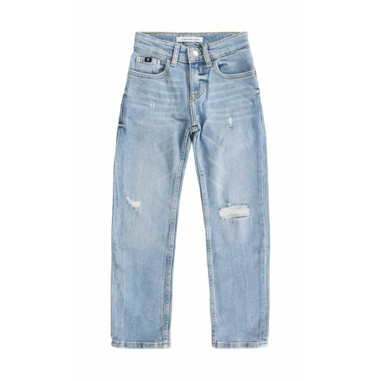 Calvin Klein Jeans - Jeans - Blå - Flicka - Storlek: 128 Cm,140 Cm,176 Cm,164 CM