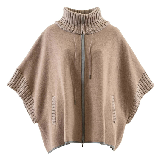 Fabiana Filippi - Capes och Ponchos - Brun - Dam - Storlek: S