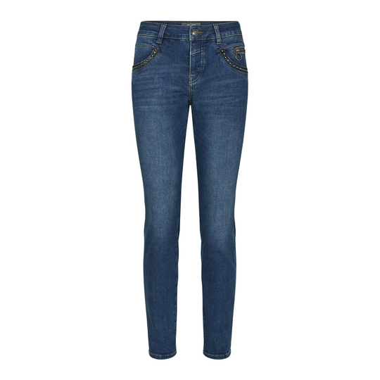 MOS Mosh - Skinny Jeans - Blå - Dam - Storlek: W30,W25,W27,W33,W29,W28,W32,W26,W31