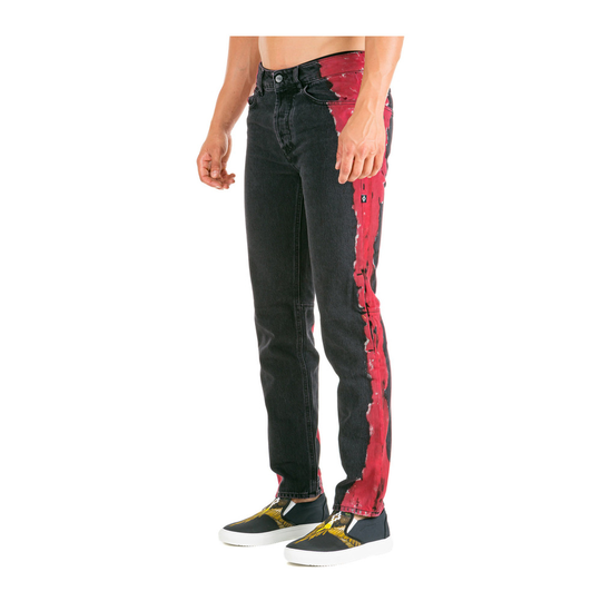 Marcelo Burlon - Jeans - Svart - Herr - Storlek: W32