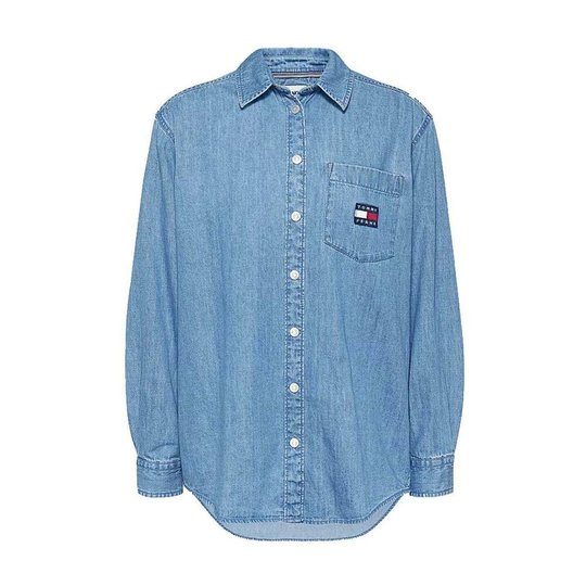 Tommy Hilfiger - Skjortor - Blå - Dam - Storlek: S,Xs