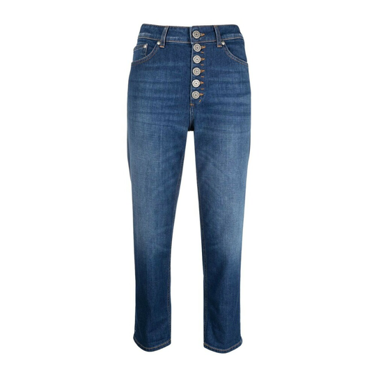 Dondup - Boyfriend Jeans - Blå - Dam - Storlek: W25,W27