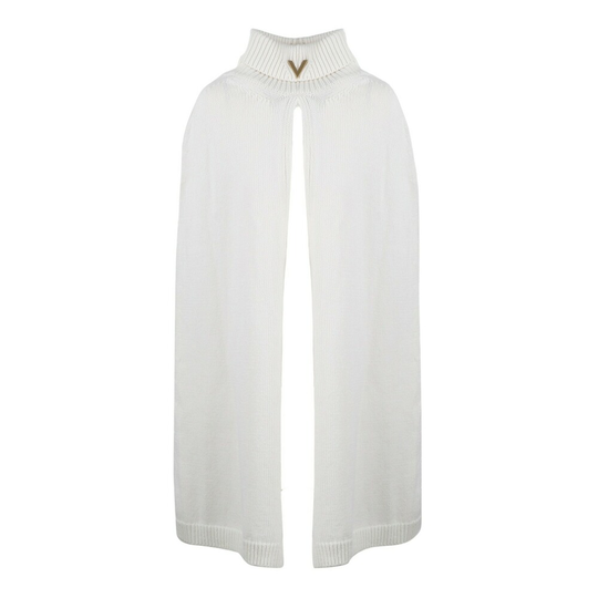 Valentino - Capes och Ponchos - Vit - Dam - Storlek: M,Xs