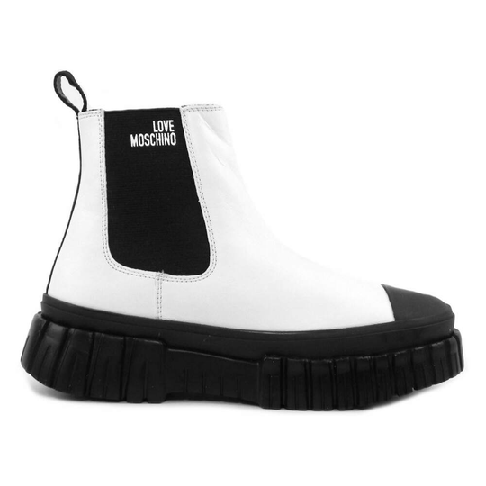 Love Moschino - Jodhpurs - Vit - Dam - Storlek: 37 Eu,36 Eu,39 Eu,38 Eu,40 EU