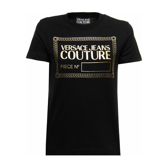 Versace Jeans Couture - T-shirts - Svart - Dam - Storlek: L,S