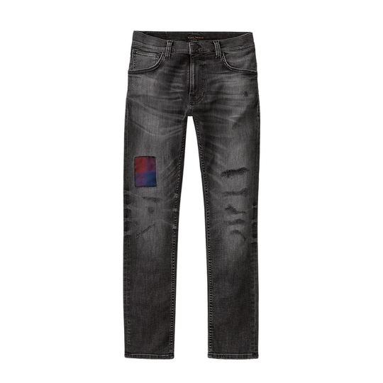 Nudie Jeans - Straight - Svart - Herr - Storlek: W33,W34